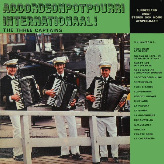 Three Captains - Accordeonpotpourri Internationaal (LP) 46348 Vinyl LP JUKEBOXSINGLES.NL   