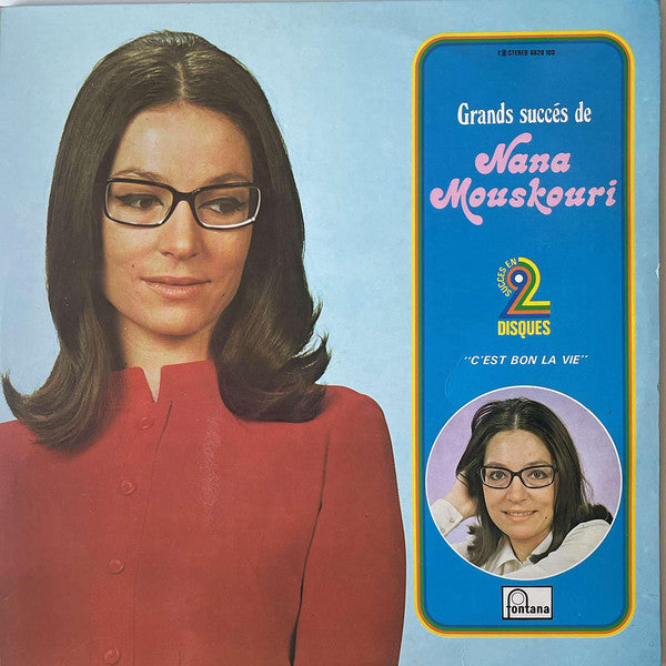 Nana Mouskouri - C'est Bon La Vie (LP) 44724 Vinyl LP Dubbel JUKEBOXSINGLES.NL   