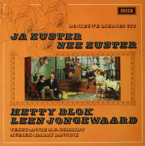Cast of "Ja Zuster, Nee Zuster" - De Nieuwe Liedjes Uit Ja Zuster, Nee Zuster (LP) Vinyl LP Vinyl Zeer Goed / Hoesje Goed "VINYLSINGLES.NL"