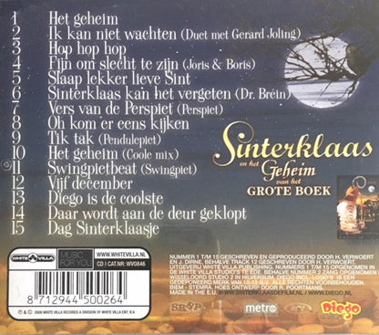 Diego - Sinterklaas En Het Geheim Van Het Grote Boek (CD) 70827 Compact Disc Goede Staat