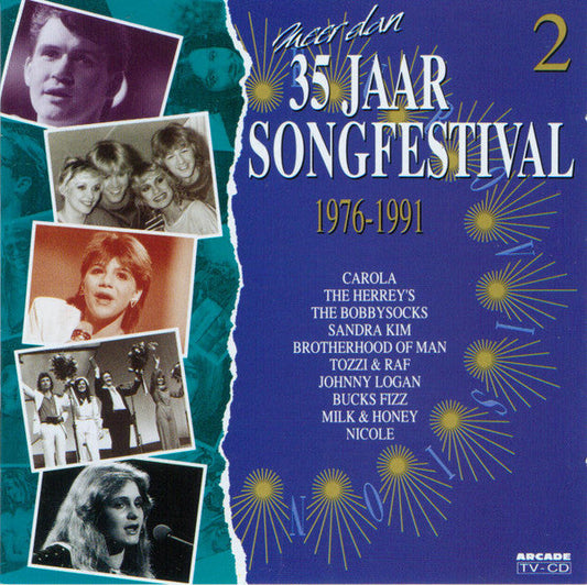 Various - Meer Dan 35 Jaar Songfestival 1976 - 1991 - 2 (CD) 70609 Compact Disc Goede Staat