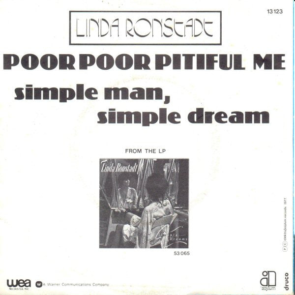 Linda Ronstadt - Poor Poor Pitiful Me 31549