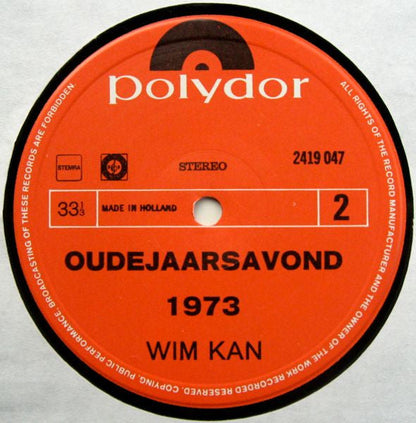 Wim Kan - Oudejaarsavond 1973 (LP) 49758 Vinyl LP JUKEBOXSINGLES.NL   