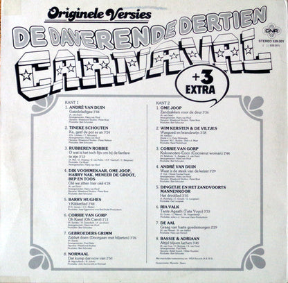 Various - De Daverende Dertien Carnaval + 3 Extra (LP) 50979 Vinyl LP JUKEBOXSINGLES.NL   