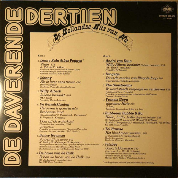 Various - De Daverende Dertien Vol. 3 (De Hollandse Hits Van Nu) (LP) 52243 Vinyl LP Vinyl Goed / Hoes Goed