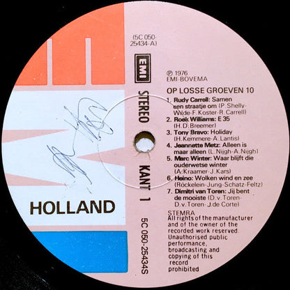 Various - Op Losse Groeven 10 (LP) 483559 Vinyl LP JUKEBOXSINGLES.NL   