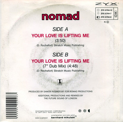 Nomad - Your Love Is Lifting Me 20155 Vinyl Singles Vinyl Goed / Hoes Goed