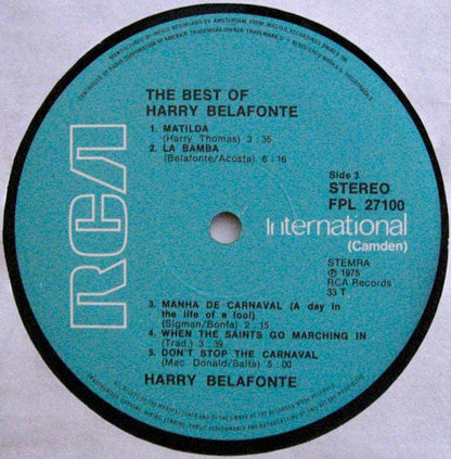 Harry Belafonte – The Best Of Harry Belafonte (LP) 49904