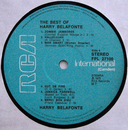 Harry Belafonte – The Best Of Harry Belafonte (LP) 49904