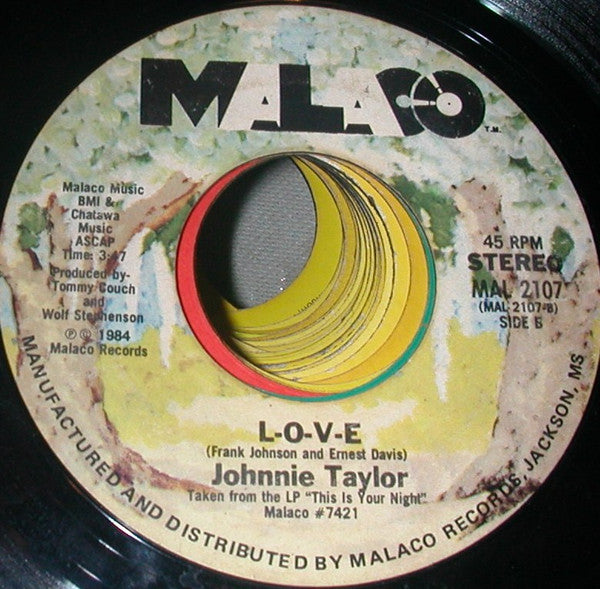 Johnnie Taylor - Lady, My Whole World Is You 41208 Vinyl Singles Vinyl Goed / Hoes Goed