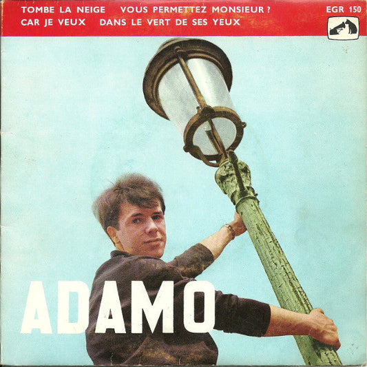 Adamo - Tombe La Neige 42371 Vinyl Singles EP Vinyl Goed / Hoes Goed