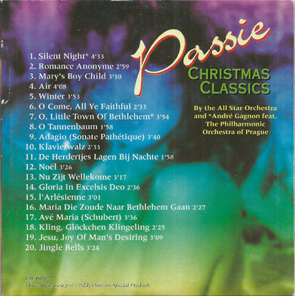 All Star Orchestra - Passie (Christmas Classics) (CD) 70483 Compact Disc Goede Staat