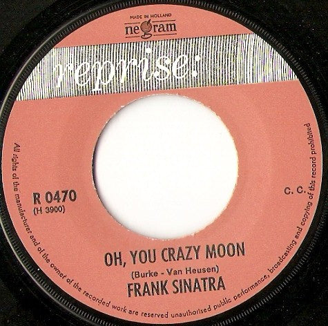 Frank Sinatra - Strangers In The Night 42786 Vinyl Singles Vinyl Goed / Hoes Slecht