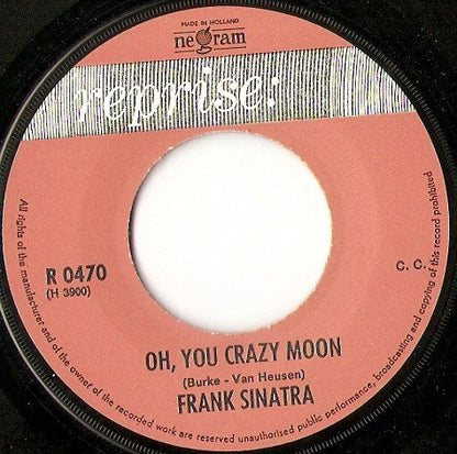 Frank Sinatra - Strangers In The Night 42786 Vinyl Singles Vinyl Goed / Hoes Slecht