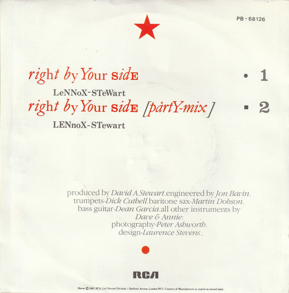 Eurythmics - Right By Your Side 35998