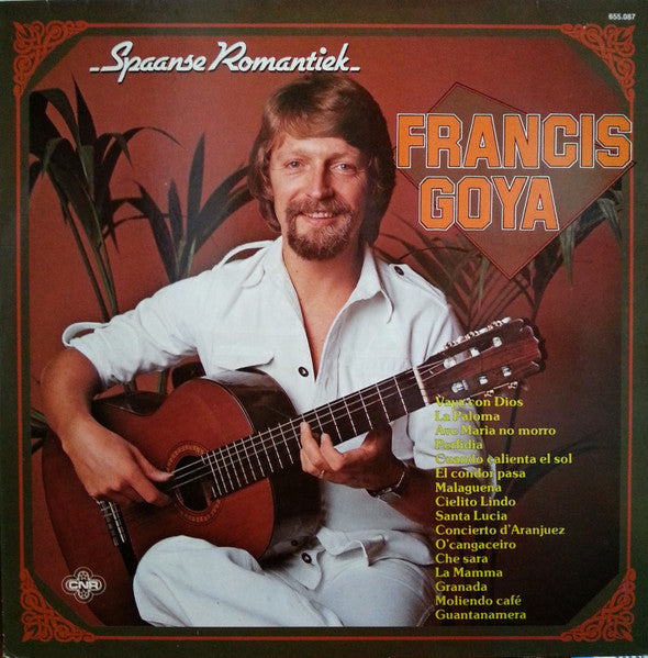 Francis Goya - Spaanse Romantiek (LP) Vinyl LP Vinyl Zeer Goed / Hoesje Goed "VINYLSINGLES.NL"