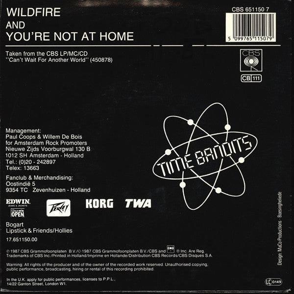 Time Bandits - Wildfire 17934