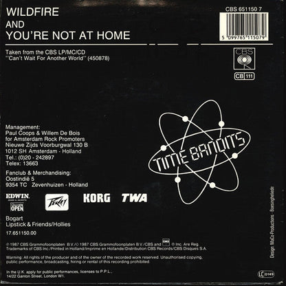 Time Bandits - Wildfire 17934