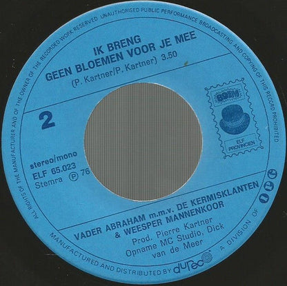 Vader Abraham & Mieke - Het Leger Van Werkelozen 39754 (B) Vinyl Singles Vinyl Goed / Hoes Redelijk