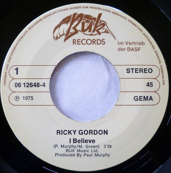 Ricky Gordon - Ich glaube 26828