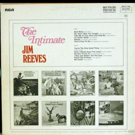 Jim Reeves - The Intimate Jim Reeves (LP) 43408 Vinyl LP JUKEBOXSINGLES.NL   