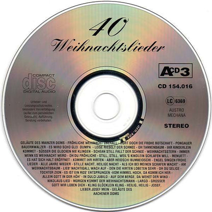 Various - Alle Jahre Wieder - 40 Weihnachtslieder (CD) 70625 Compact Disc Goede Staat