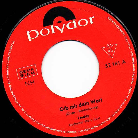 Freddy - Gib Mir Dein Wort 17815