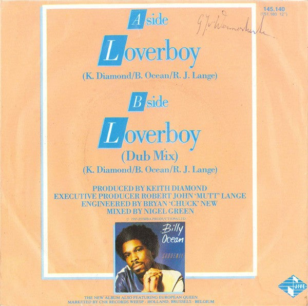 Billy Ocean - Loverboy 35970