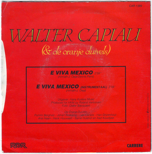 Walter Capiau &amp; The Oranje Devils – E Viva Mexico 29936