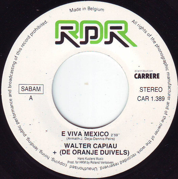Walter Capiau &amp; The Oranje Devils – E Viva Mexico 29936