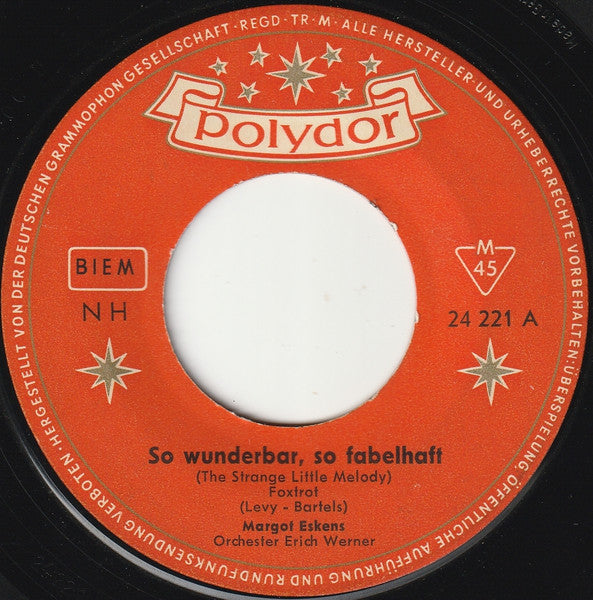 Margot Eskens – So Wunderbar, So Fabelhaft (The Strange Little Melody) 39877