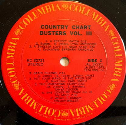 Various - Country Chart Busters Vol.III (LP) 43072 Vinyl LP JUKEBOXSINGLES.NL   