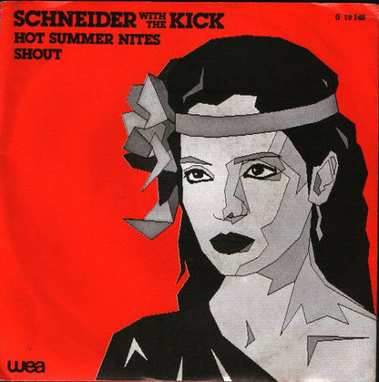 Helen Schneider with The Kick - Hot Summer Nites Vinyl Singles Vinyl Zeer Goed / Hoesje Goed "VINYLSINGLES.NL"