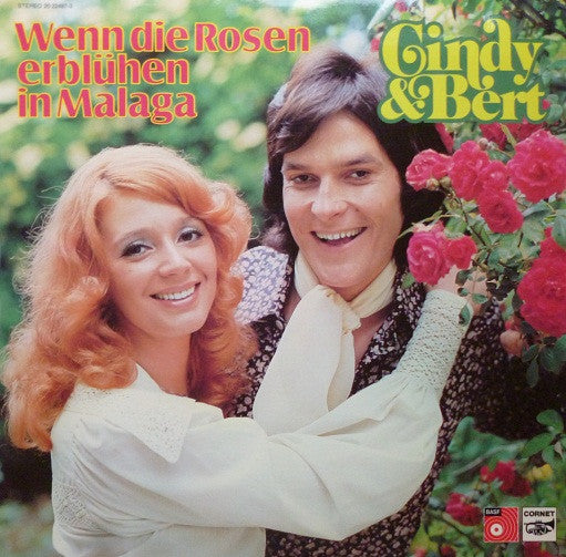 Cindy & Bert - Wenn Die Rosen Erblühen In Malaga (LP) Vinyl LP Vinyl Zeer Goed / Hoes Goed "VINYLSINGLES.NL"