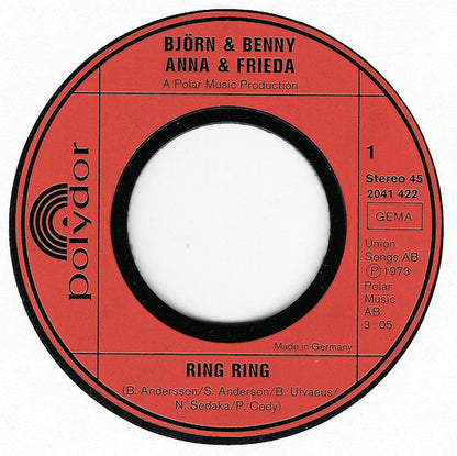 Björn & Benny, Agnetha & Anni-Frid - Ring Ring 40478 Vinyl Singles Vinyl Goed / Hoes Generic