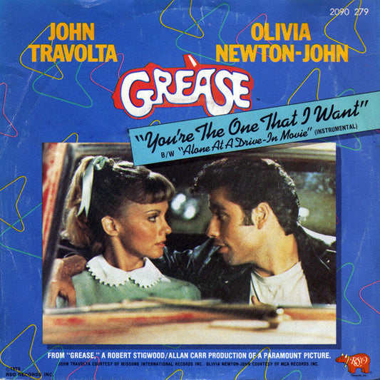John Travolta & Olivia Newton-John - You're The One That I Want 42798 Vinyl Singles Vinyl Goed / Hoes Goed