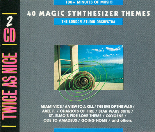Studio London Orchestra - 40 Magic Synthesizer Themes (CD) 70086 Compact Disc Hoes: Goede Staat / Vinyl: Goede Staat   
