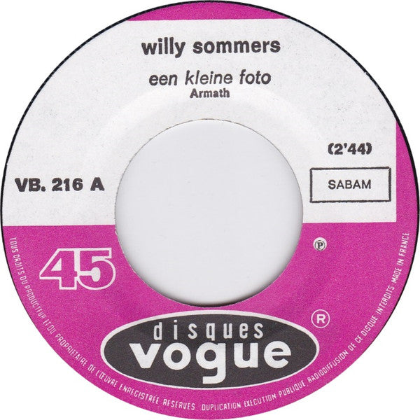 Willy Sommers - Ein kleines Foto 30759