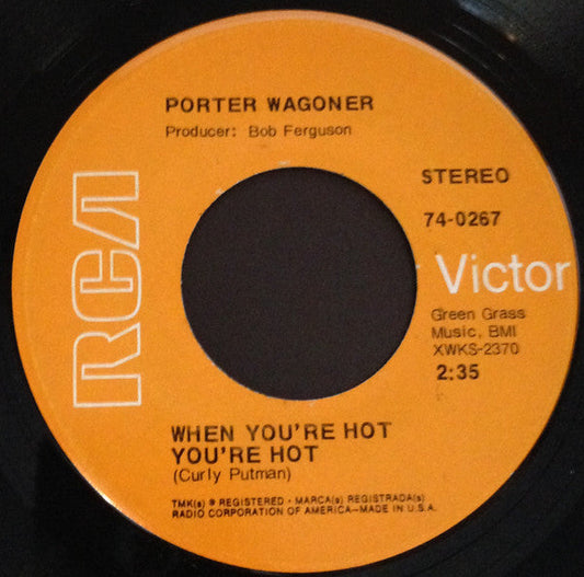 Porter Wagoner - When You're Hot You're Hot 42435 Vinyl Singles Vinyl Goed / Hoes Generic