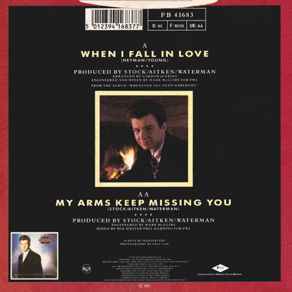 Rick Astley - When I Fall In Love Vinyl Singles Vinyl Goed / Hoes Goed