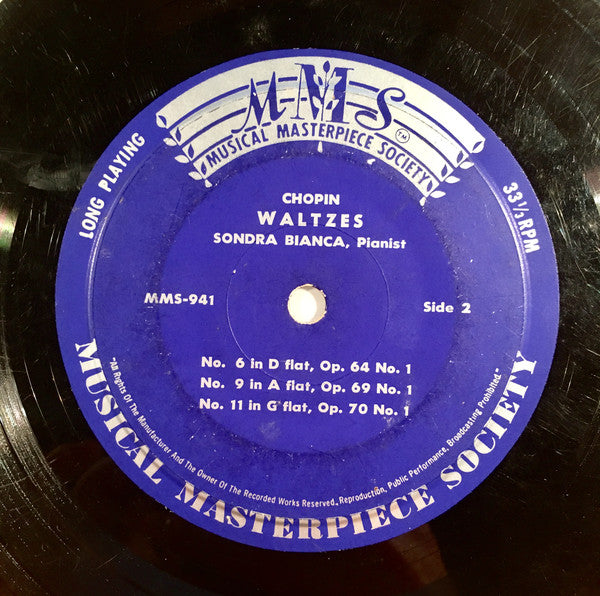 Chopin - Sondra Bianca - Walzer 21902