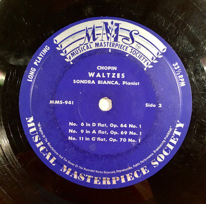 Chopin - Sondra Bianca - Walzer 21902