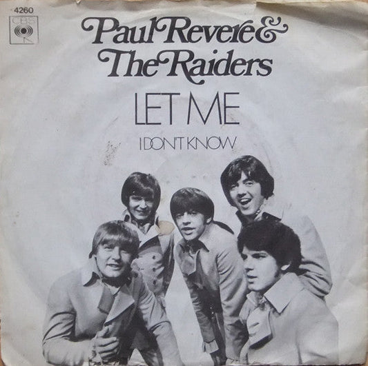 Paul Revere And The Raiders Featuring Mark Lindsay – Let Me 38453 (B)