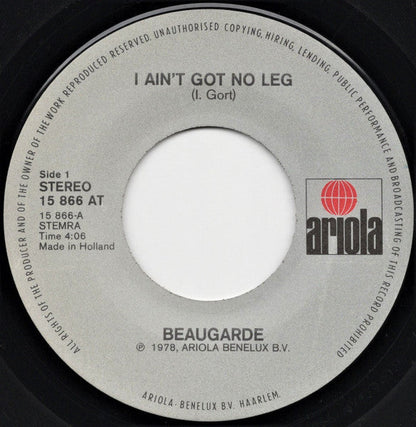 Beaugarde - I Ain't Got No Leg 16099