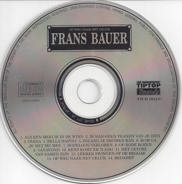 Frans Bauer - Op Weg Naar Het Geluk (CD) 70690 Compact Disc Goede Staat