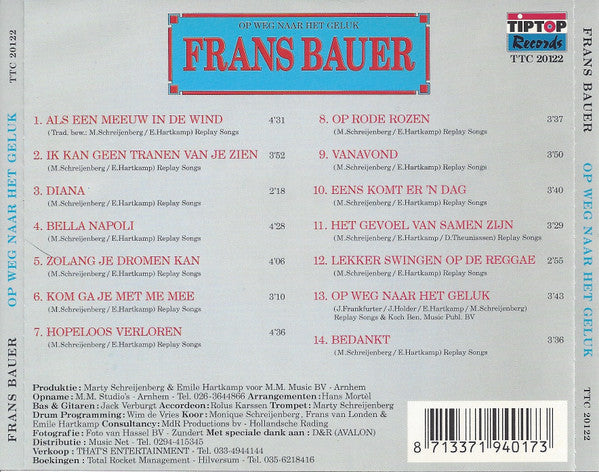 Frans Bauer - Op Weg Naar Het Geluk (CD) 70690 Compact Disc Goede Staat