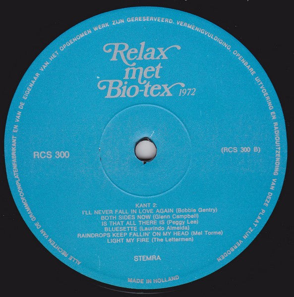 Various - Relax With Bio-tex 1972 (LP) 43303