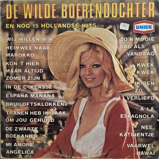 Unknown Artist - De Wilde Boerendochter En Nog 15 Hollandse Hits (LP) 46124 Vinyl LP Vinyl Goed / Hoes Goed