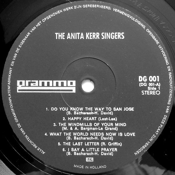 Anita Kerr Singers - The Anita Kerr Singers (LP) 40267 Vinyl LP Vinyl Goed / Hoes Goed
