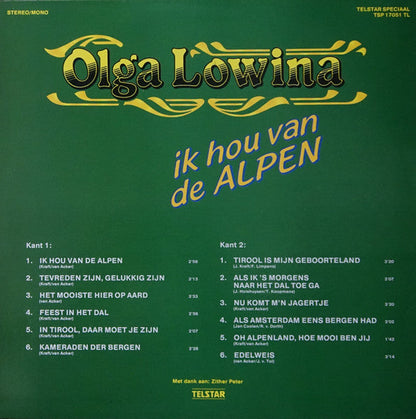 Olga Lowina – Ich liebe die Alpen (LP) 51319